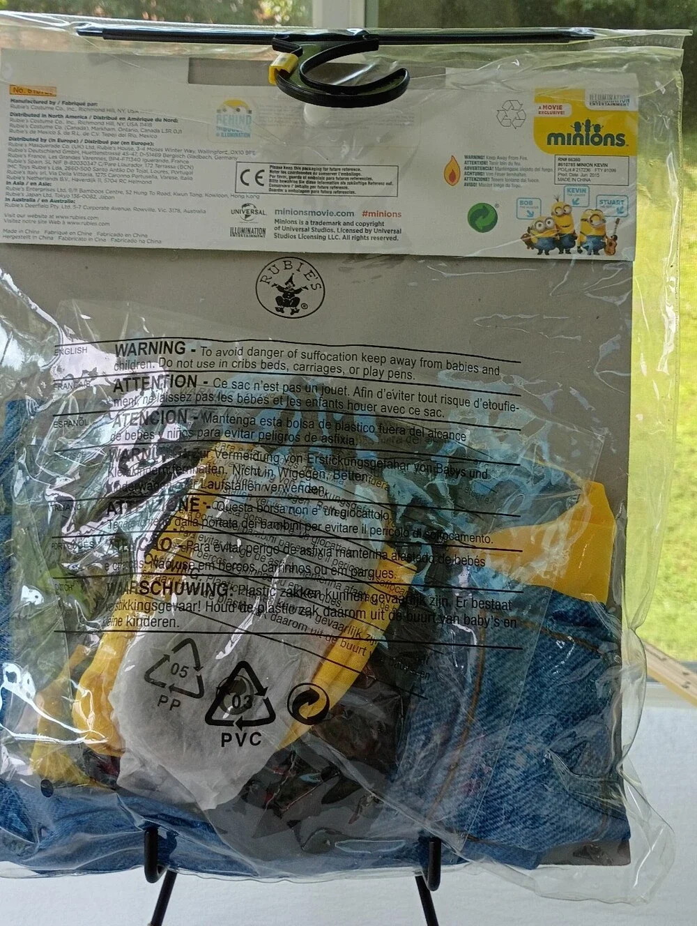 Complete minions Kevin costume size small #213 Kids Halloween Costume NIP